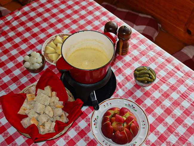 Cheese Fondue (for one)